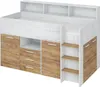 Postel s psacím stolem NEO R pravá 80x200 cm Ložnicové Náhled obrázku produktu 1