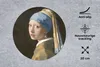 MuchoWow® Mauspad Mousepad Das Mädchen mit dem Produktbild-Vorschau 2