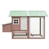 The Living Store Hühnerkäfig Mokka 170x81x110 cm Massivholz Produktbild-Vorschau 3