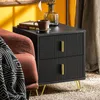 SoBuy set di 2 comodini con 2 cassetti tavolino da divano Anteprima dell’immagine prodotto 6