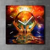 Coloray Uhr auf Leinwand 30x30 cm Wand Uhr Dekoration Produktbild-Vorschau 2