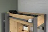 2380-LSUR Hochbett Heavy in in Eiche Artisan/Abs. Schwarz Produktbild-Vorschau 2