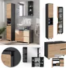 Vicco Badmöbel-Set J-Shape, 3 Teile, mit Hochschrank, Produktbild-Vorschau 2