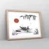 Gerahmtes Poster - Rahmen in heller Eiche - China Angler Produktbild-Vorschau 8