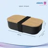 -Vorratsdose "Beech" Brotdose mit Bambusdeckel - Lunchbox Produktbild-Vorschau 6