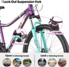 HILAND 26 Zoll Mountainbike Damen mit Lock-Out Federgabel Produktbild-Vorschau 3