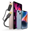 Swissten - Cabo Polyamid USB-C 4v1 1,5 m (antracit) Produktbild-Vorschau 3