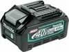 A black Makita 40V Li-Ion battery pack with green and white branding. Anteprima dell’immagine prodotto