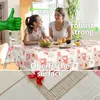 Tischdecke Wachstuch MIMOSA Retro Rot Robust Produktbild-Vorschau 4