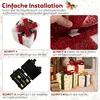 Collage of images showing the assembly and final look of LED gift boxes. Produktbild-Vorschau