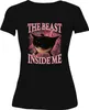 The beast within me is unstoppable černá kočka růžový blesk Náhled obrázku produktu 2