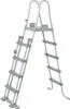 A ladder for a swimming pool, shown against a white background. Produktbild-Vorschau