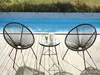 Gartensessel 2er-Set - Polyrattan - Schwarz - ALIOS III von Produktbild-Vorschau 3