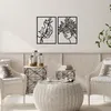 Wallity, Flower- SKL2482, Schwarz, Sonstige Produktbild-Vorschau 3
