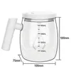 Selbstrührende Tasse Glas Mixbecher mit Deckel 400ml, für Produktbild-Vorschau 4