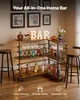 VEVOR Bar de salon en L avec rangements, comptoir à 3 Voir les images du produit 2