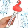 Schwimmthermometer Pool Flamingo Mit Schnur Produktbild-Vorschau 1