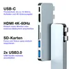iMounts MacBook Air USB-C Hub - HDMI, USB3.0, SD-Leser, Produktbild-Vorschau 2