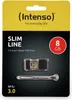 Intenso USB kľúč Slim Line čierny 8 GB Náhľad obrázku produktu 7