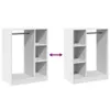 vidaXL Armoire blanche 77x48x102 cm Bois composite Voir les images du produit 9