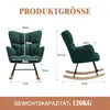 Schaukelstuhl Schaukelsessel Relaxsessel Gepolsterter Produktbild-Vorschau 7