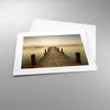 Poster - Poster ohne Rahmen - Brücke See - 40x30 cm - Wand Produktbild-Vorschau 3