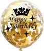 Oblique Unique Konfetti Luftballon Set Happy Birthday Produktbild-Vorschau 4