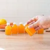 Set di 7 bottiglie in vetro da 50 ml con tappo – Mini Anteprima dell’immagine prodotto 4