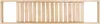 Mexen Bamboo mensola per vasca 80 cm, bambù naturale - Anteprima dell’immagine prodotto 2