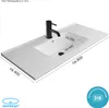 Alpenberger Gäste WC Waschbecken 90 cm Breit | Waschtisch Produktbild-Vorschau 5
