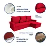 KomfortWelt24 Ecksofa mit Schlaffunktion und praktischem Produktbild-Vorschau 4