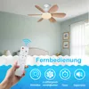 ventilateur de plafond 40W 52CM avec éclairage, lampe de Voir les images du produit 6