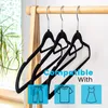 Intirilife Space Saving Clothes Hangers 20x SEAM BLACK Náhled obrázku produktu 5