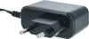 A black power adapter with European-style prongs is shown against a white background. Produktbild-Vorschau