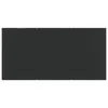 vidaXL Garten-Esstisch Schwarz 200x100x74 cm Stahl und Produktbild-Vorschau 5