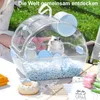 Transportkäfig für Haustiere, transparent Transportbox für Produktbild-Vorschau 5