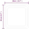 vidaXL LED-Badspiegel 40x40 cm Produktbild-Vorschau 4