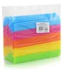 2000 Mehrweg Plastik Trinkhalme / Strohhalme bunt flexibel Produktbild-Vorschau 1