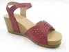 Rieker Damen V8355-35 Plateausandalen bordeaux (Größe: 39)- Produktbild-Vorschau 8