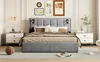 CDGlobal Polsterbett 140x200cm, Boxspringbett mit Produktbild-Vorschau 17
