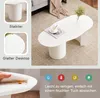 Sweiko Table basse blanche irrégulière stable et durable de Voir les images du produit 9