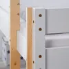 Homestyle4u Hochbett Weiß 90x200 Massivholz Kiefer Produktbild-Vorschau 8