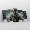 Bild auf Leinwand - Leinwandbild - Soldat Gewehr - 160x85cm Produktbild-Vorschau 4