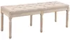 Banquette rembourrée HOMCOM, banquette de lit vintage, Voir les images du produit 1