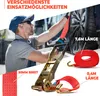 Spanngurt Zurrgurte ERGO 16 Stk Set 8m 5t Langhebelratsche Produktbild-Vorschau 2