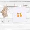Mr. & Mrs. Panda  T-Shirt Füchse Liebe 0. - 6. Monat - Weiß Produktbild-Vorschau 2