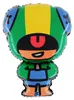 Pallone in foil Brawl Stars, Leon, 81 cm, con elio, con Anteprima dell’immagine prodotto 1