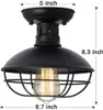Závěsná svítidla Vintage stropní světlo 1 světlo Retro Náhled obrázku produktu 5