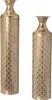 Vase Kairo, gold, Metall, 16,5x80 cm Produktbild-Vorschau 4