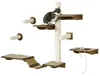 PawHut Katzen Kletterwand Set, 8-teilig Katzenmöbel mit Produktbild-Vorschau 1